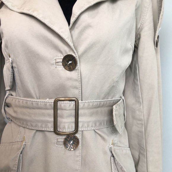 Miss sixty 100% cotton trench coat. Size Xs - Picture 5 of 11